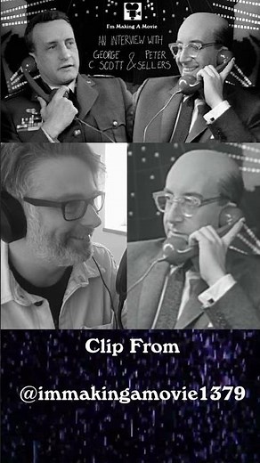 Clip From An Interview With George C Scott and Peter Sellers #petersellers #drstrangelove #kubrick