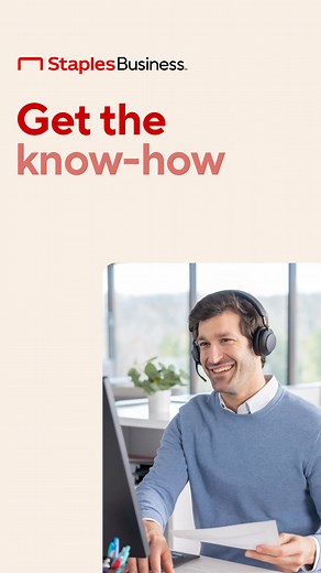 We’re your on-call partner in easy, standing by with product recommendations, cost-saving insights and more. | Staples | Facebook