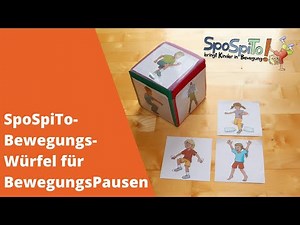 #SportmachtSpaß | BewegungsWürfel für Bewegungspausen | Grundschule | Unterricht | Schule | SpoSpiTo