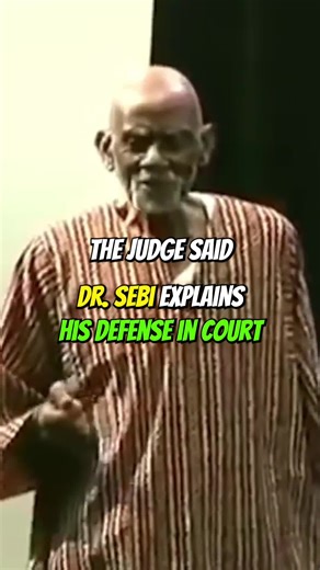 Dr. Sebi explains how he defended himself in court #drsebi #health #alkalinevegan