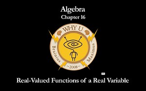 Algebra 16 - Real - Valued Functions of a Real Variable