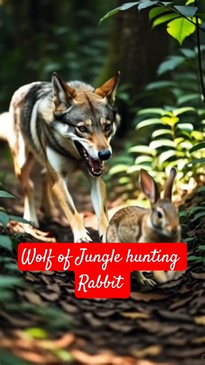 Wolf is hunting animals #shorts