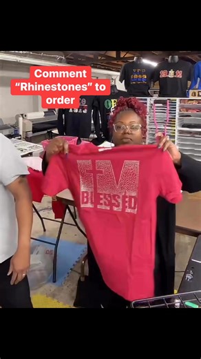 2.1K views · 28 reactions | Bling out your apparel with our Rhinestone Transfers. https://theblanksspot.com/collections/rhinestone-transfers #bling #rhinestones #tshirts #crafter #theblanksspot | The Blanks Spot, Sublimation Blanks & T-Shirt Transfer Supplier | Facebook