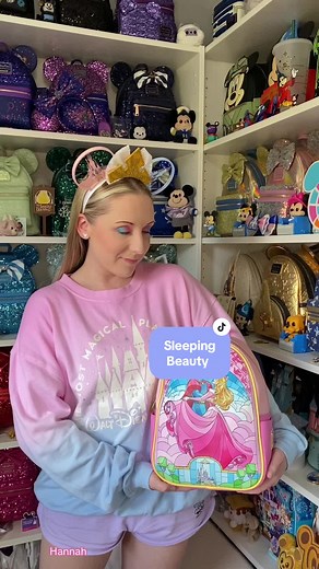 Stained Glass Sleeping Beauty Backpack by Loungefly