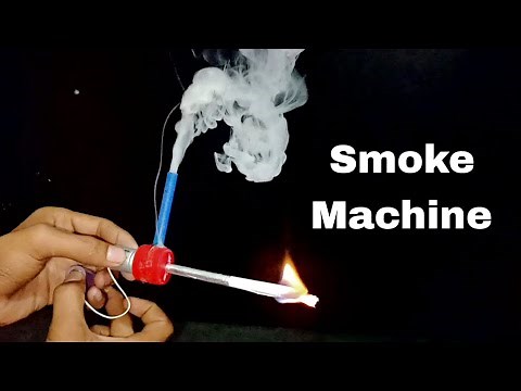 DIY SMOKE MACHINE - how to make an easy and simple smoke machine || dude oMet