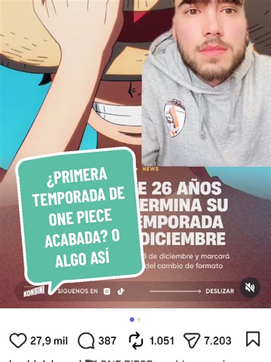 One Piece: Fin de la Primera Temporada Anunciado 😲