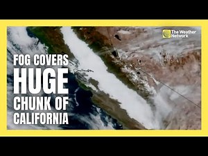 Satellite Picks Up California’s Persistent Winter Fog | #forecast