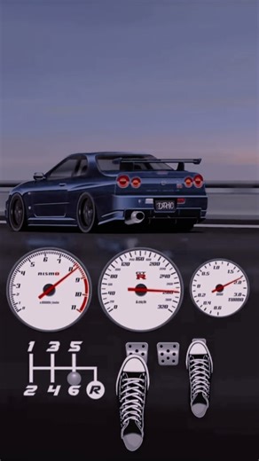 Shifting that Nissan GT-R R34 sound😱😱😱 #nissangtr #shiftinggears #jdm