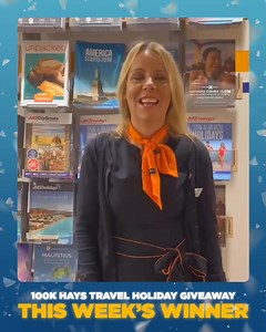 15K views · 17 reactions |  £100k Hays Travel Holiday Giveaway FINAL WINNER  Throughout January & February, we gave away £100k worth of prizes in the Hays Travel Holiday Giveaway! Check out who our final winner was! 李 | Hays Travel | Facebook