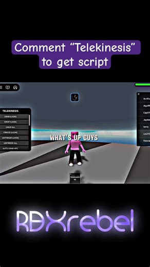 RBXrebel on Instagram: "I Became a GOD with this Telekinesis Script! (Roblox Trolling) 💀"