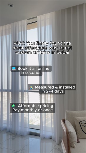 ✨ From blank windows to a finished look — in just a few days. 💻 Book online. 🧑‍🔧 We measure and install in 3–4 days. 💸 Pay once or split it monthly. Custom curtains, finally done the smart way. | GetKurtains