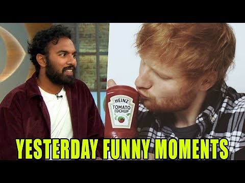 YESTERDAY - Funny Moments and Bloopers - Himesh Patel, Ed Sheeran, Kate McKinnon