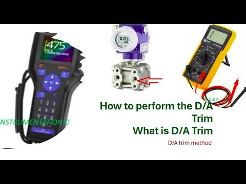 How To perform the Analog output trim in Differential pressure transmitter calibration