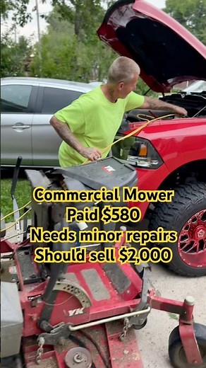 Fixing and selling lawn mowers! #flipping #zeroturn #battery #mower #mowing #landscaping #mow