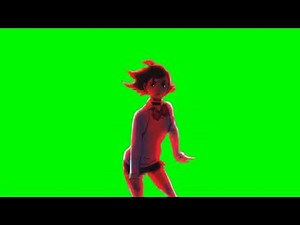 Dandadan Momo Dance Green Screen