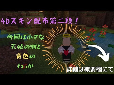 マインクラフトpe 4Dスキン配布 【第二弾】
