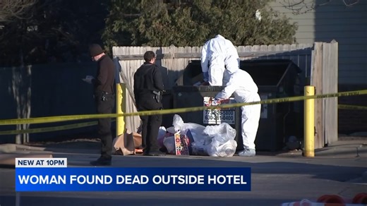 Woman found dead outside hotel in Elk Grove Village, police say
