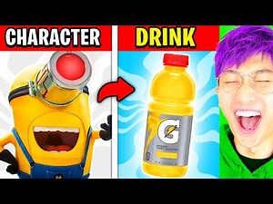 DESPICABLE ME 4 CHARACTERS FAVORITE DRINKS + FOODS!? (LANKYBOX REACTION!)