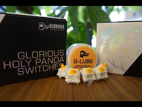 Glorious Panda Switch Impressions & G-Lube Lubricant Review