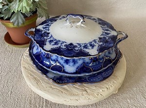 Antique Alfred Meakin Regent Pattern Covered Vegetable Dish With Lid & Underplate - Etsy