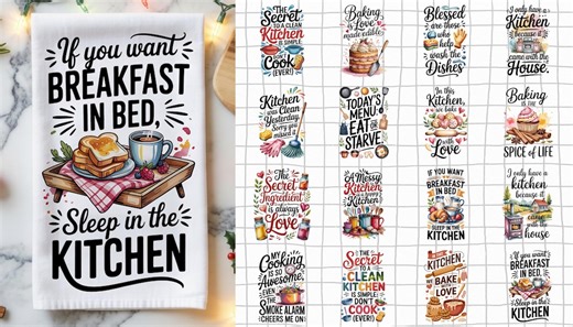 Kitchen Towel PNG Bundle | Funny Kitchen Quotes PNG | Baking & Cooking Sublimation Designs | Pot Holder and Kitchen Decor PNG - Etsy Canada
