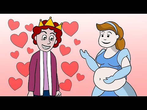 Disney princess Cinderella as chubby - funny bellylaugh
