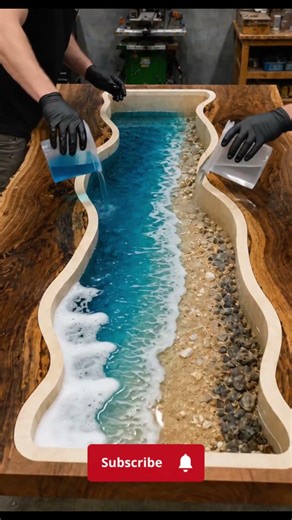 Turning Wood into a Realistic Ocean Beach 🏖️