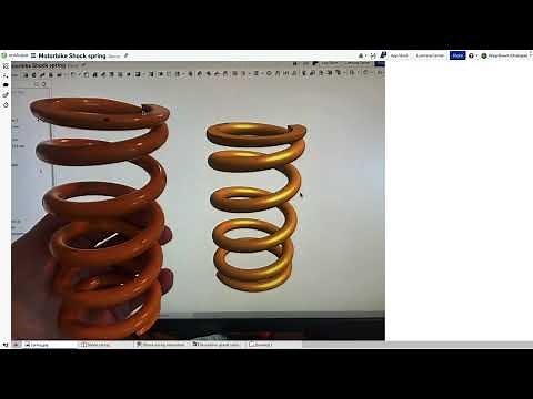 Parametric spring building, verification, and simulation in Onshape
