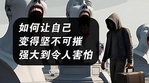 如何让自己变得坚不可摧，强大到令人害怕！