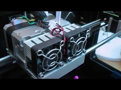 MakerBot 2X Upgrades AluCarriage Dual & 3 in 1 Extruder Upgrade