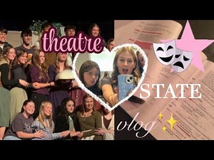 high school one act play vlog💗🎭opening night, chaos & cute moments✨