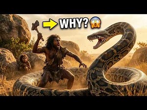 Life 3.2 Million Years Ago: Giant Python vs Early Humans – Seconds from Death!”