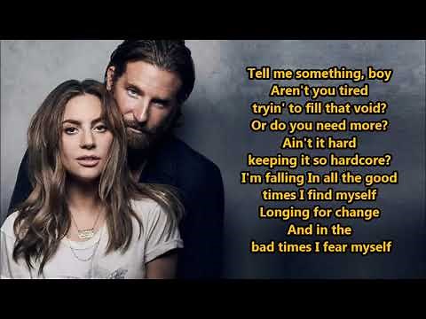 Lady Gaga, Bradley Cooper- Shallow (Lyrics) {HeyLyrics}