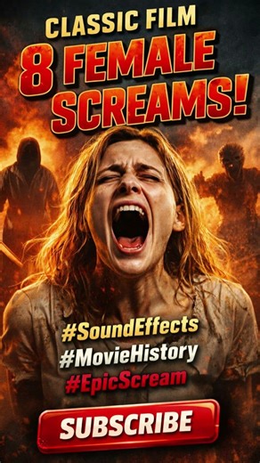 Classic Film Female Screams Sound Effects | 8 Iconic Shrieks