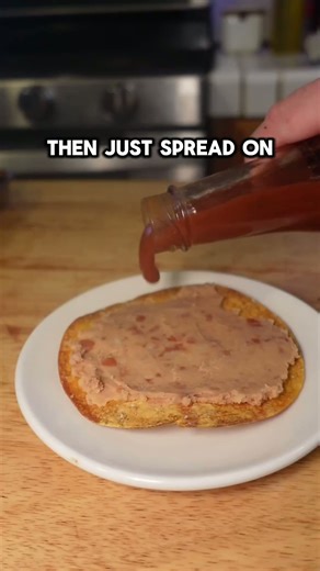 How to make a Taco Bell '60s tostada #shorts #tacobell