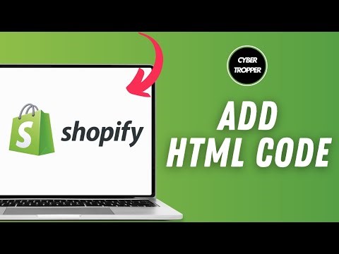 How to Add HTML Code to Shopify