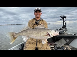 BACK IN THE BOAT! - Giant Pre Spawn Walleye Fishing!