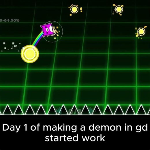 day 1 of (hopefully) making a gd demon #geometrydash #gd