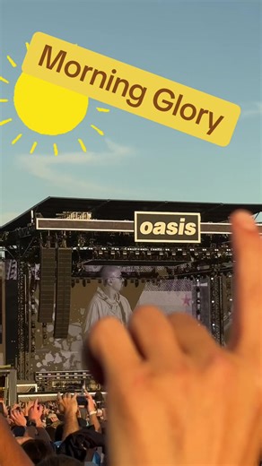 Oasis - Morning Glory - Heaton Park, Manchester #oasis #oasislive #noelgallagher #liamgallagher #music