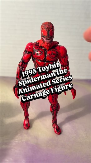 CPJ Collectibles on Instagram: "Maximum Carnage! 1995 Toybiz Spiderman the Animated Series Carnage Figure . . #carnage #spiderman #actionfigures #toybiz #retrotoys #spidermantheanimatedseries #90snostalgia #90skid #toyreview #memoryunlocked"
