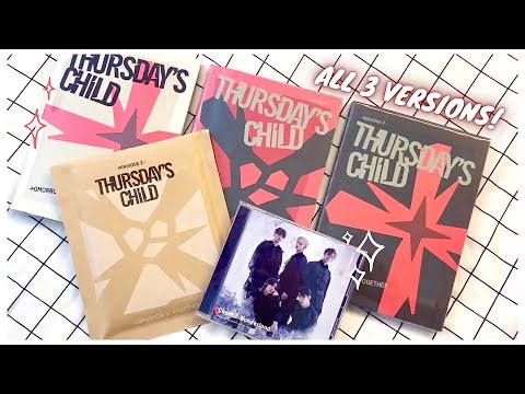 Unboxing TXT Minisode 2: Thursday’s Child ALL VERSIONS - HATE, END, MESS, TEAR