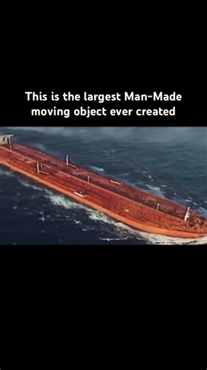 This is the largest man-made moving object in the earth #ship #veselie