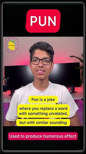 What is Pun || Literary Devices GCSE || #shorts #Lessonade