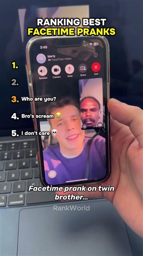 Ranking Best FaceTime Pranks