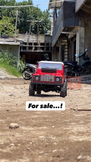 5.5K views · 1K reactions | Skalanya 1:10 pak, basicnya dari brand RC4WD kita custom bodynya dari defender D90 jadi D110 Pickup, jarang ini yang punya 來來來 #rc #offroad #4x4 #miniature #indonesia #landrover #d110 #red #merah #modifikasi #modifications #restorasi #otomotif #hobby #hobi | Ceka RC | Facebook
