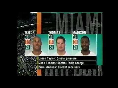 2001 week 1 Miami Dolphins at Tennessee Titans