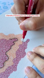 8.8K views · 2K reactions | 3 Benefits of drawing for just 10 minutes a day: ✍️ #AbstractArt #Drawing #Art #Abstract #Zentangle #DaniloRReyesArt #Draw #LineArt #Artist | Danilo Rodriguez Reyes | Facebook