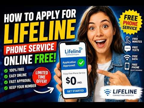 How to apply for Lifeline phone service online free