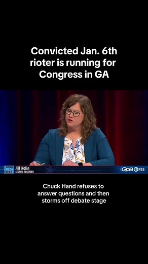 His name is Chuck Hand and he was convicted for his role in attacking the U.S. Capitol on Jan. 6, 2021.