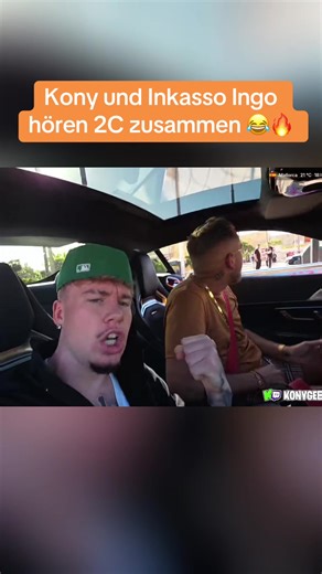 Konygebony und Inkasso Ingo hören zusammen 2C Song #konygebony #kony #konygebonyclips #clipsdetwitch @konygebony @Inkasso.Ingo